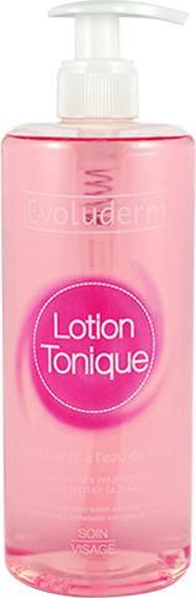 Hydraterende Tonique Lotion met rozenwater 500ml | Evoluderm