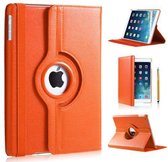 iPadspullekes iPad Air hoes 360 graden oranje leer