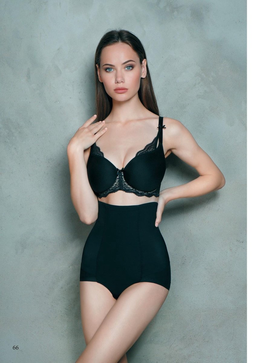 MILENKA zwarte high waist shaping slip van Revolutional Slim met Aloë Vera maat L valt maat kleiner