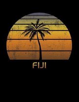Fiji: Notebook Lined Wide Ruled Paper For Taking Notes. Stylish Journal Diary 8.5 x 11 Inch Soft Cover. For Home, Work Or Sc