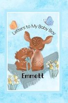 Emmett Letters to My Baby Boy: Personalized Baby Journal