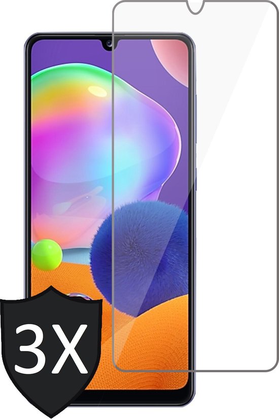 Verre de protection d'écran Samsung A31 - Protection d'écran Samsung Galaxy A31 - Protection d'écran Samsung A31 - Protection d'écran 3x Samsung A31