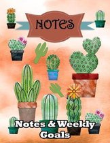 Notes: Notes & Weekly Goals