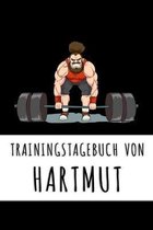 Trainingstagebuch von Hartmut: Personalisierter Tagesplaner f�r dein Fitness- und Krafttraining im Fitnessstudio oder Zuhause