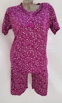 Dames pyjama set met 3 kwart broek XL 40-42 roze