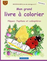 BROCKHAUSEN Livre de coloriage vol. 5 - Mon grand livre � colorier: P�ques: Papillons et col�opt�res