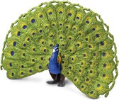 Safari Speeldier Pauw 10,3 Cm Blauw/groen