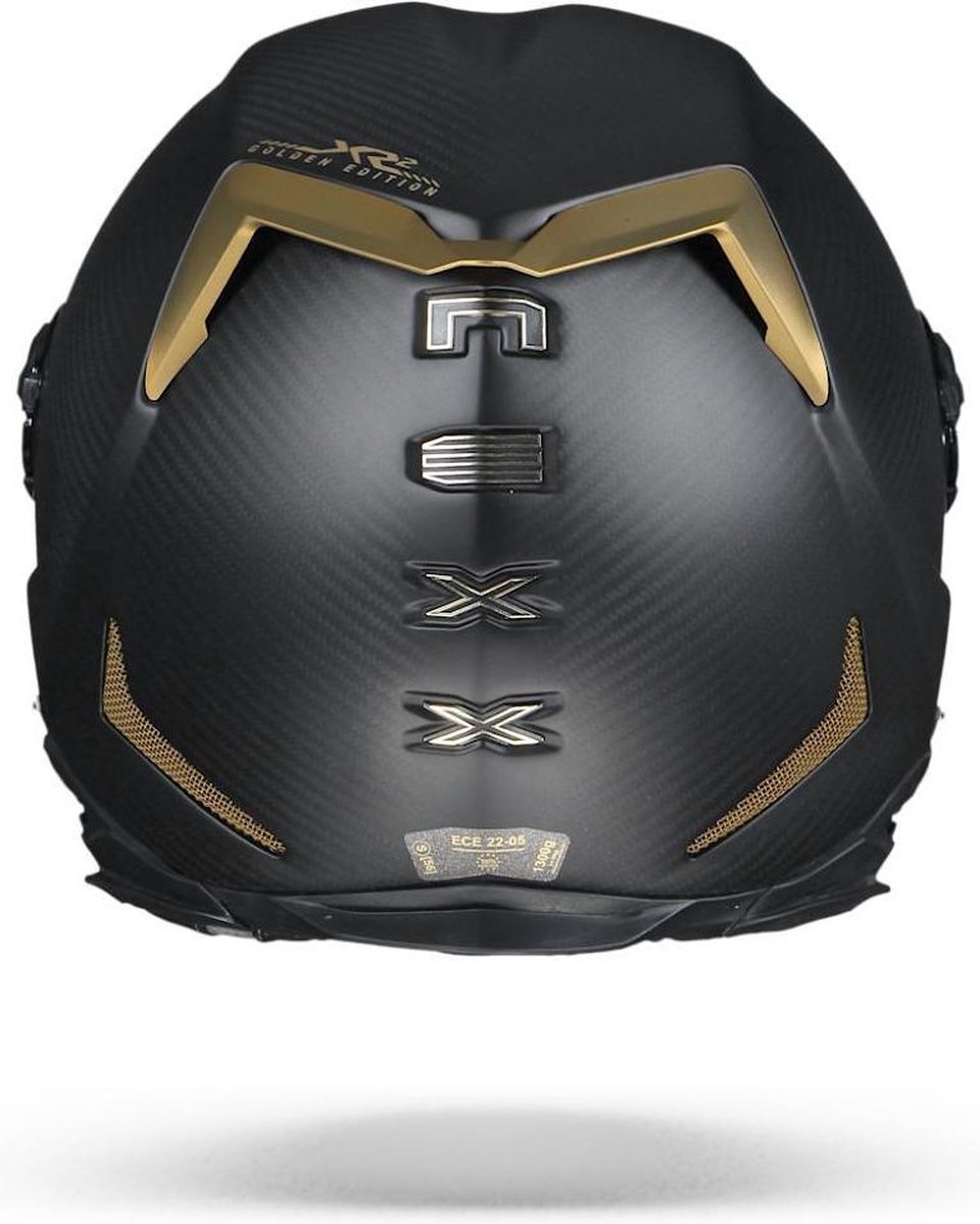 Casque intégral Nexx X.R2 Golden Edition Matte Carbon Gold - Casque de moto  - Taille S. | bol.com
