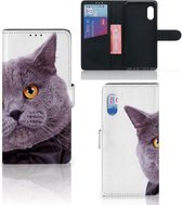 Telefoonhoesje Geschikt voor Samsung Xcover Pro Flipcover Case Kat