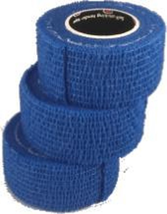 Zelfhechtend Verband Waterproof Wonderband – 6 Rollen Blauw