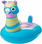 Opblaasbare alpaca float 120 cm- Blauw-Opblaasbare figuur- Waterspeelgoed