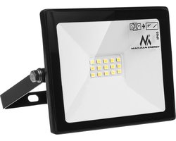 LED slim 10W schijnwerper, 800lm warm wit (3000K) Maclean Energy MCE510 WW, IP65, PREMIUM