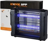 Knock Off Insectenlamp 2x6 Watt - Vangstbereik 30 m2. - Muggenlamp Vliegenlamp
