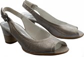 Gabor 06.570.94 dames sandaal/pump - grijs metallic - maat 38