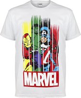 Marvel Avengers Comic Strip Fade - Jongens T-Shirt -2-3 Jaar