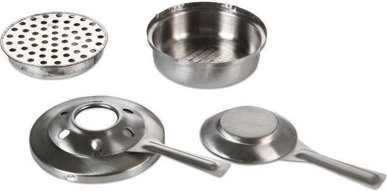 Boska Fonduebrander - Brander inclusief Brandgaas - Roestvrijstaal - Zilver — afbeelding 2