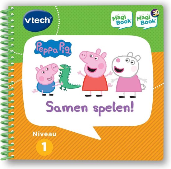 VTech MagiBook Activiteitenboek Peppa Pig - Samen Spelen! - Educatief Speelgoed - Niveau 1 - 2 tot 5 Jaar