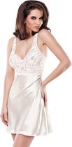Lingerie Jurkje Satijn Ecru  Maat: 44