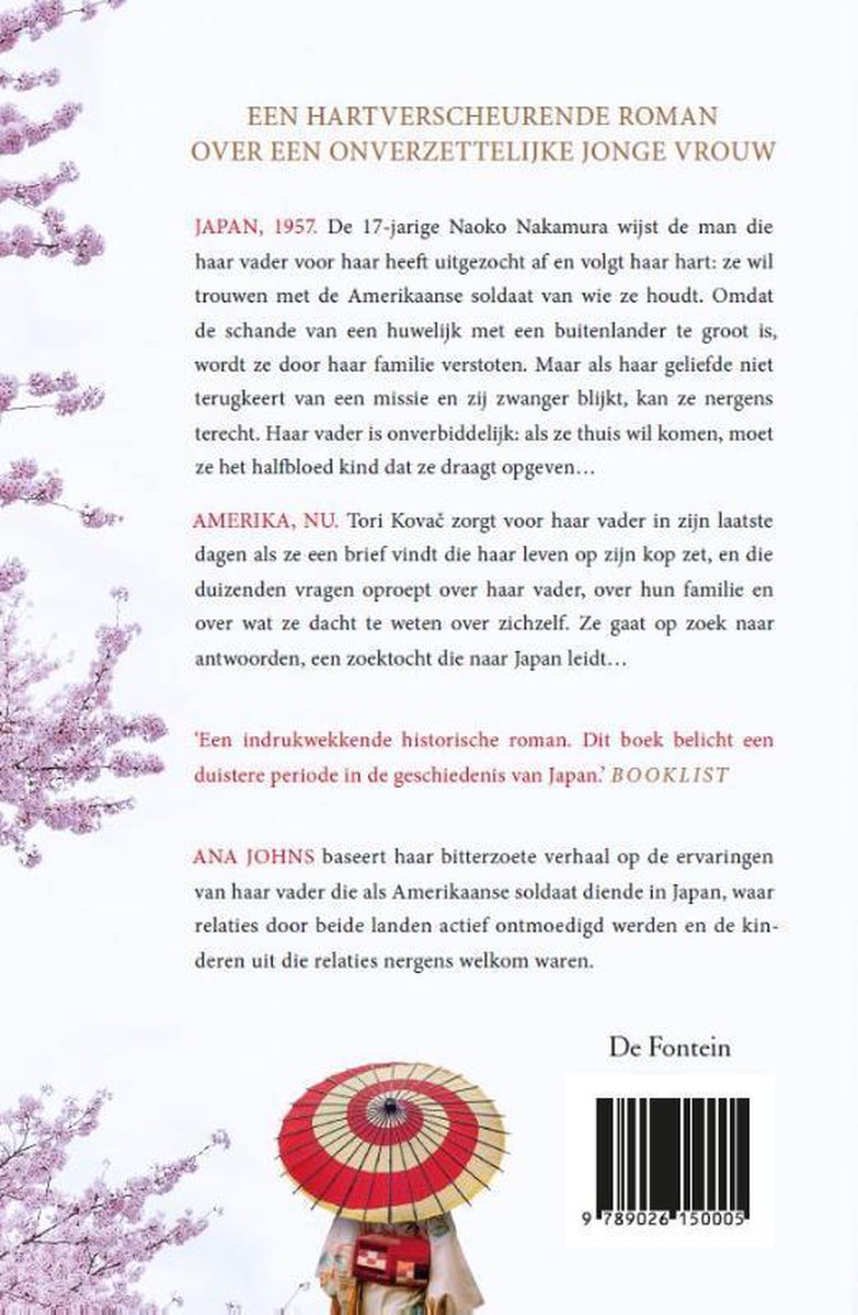 Het meisje in de witte kimono - back cover