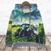 S&C Jongens trui met Claas trekker (H18) - 122/128