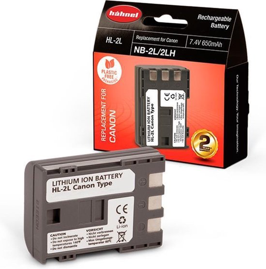 AboutBatteries Batterie type CANON NB-2L, standard, 7.4V, 750mAh, Li