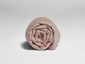 Yumeko kinderlaken katoen satijn dusty roze 120x150