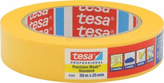 Tesa washi schilderstape binnen - 25 m x 25 mm. - Tesa