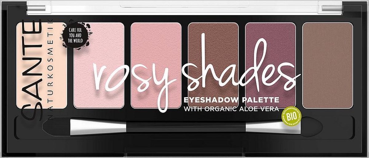 Sante Naturkosmetik Eyeshadow palette rosy shade 6 gram