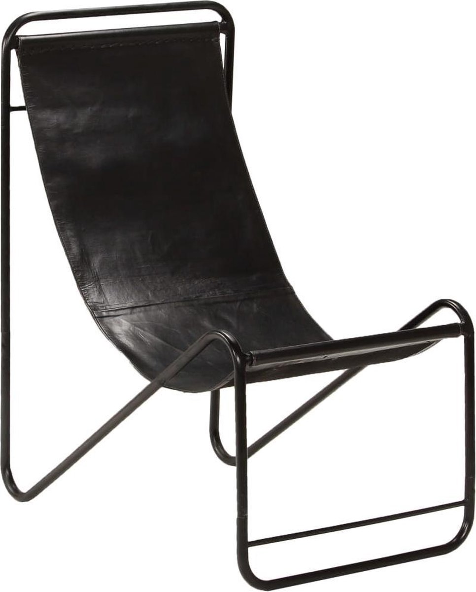 Relaxt stoel (Incl LW anti kras viltjes) Fauteuil leer