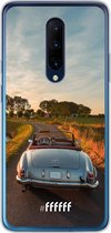 OnePlus 7 Pro Hoesje Transparant TPU Case - Oldtimer Mercedes #ffffff