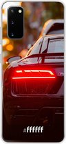 Samsung Galaxy S20 Hoesje Transparant TPU Case - Audi R8 Back #ffffff