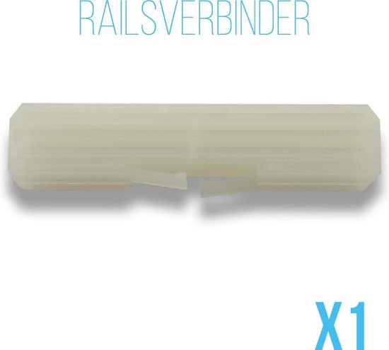Premium Rail Set - Aluminium - Wit - Plafond montage - 300 cm ( 2x150 cm - inkortbaar ) - Eenvoudig - 