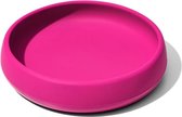 OXO Tot Silicone bord Pink | Roze | Onbreekbaar | Verzwaarde bodem