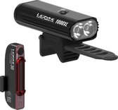 LEZYNE Lite Drive 1000/Stick Pair 1000 Fietsverlichtingsets - 30 Lumen - Black/Zwart