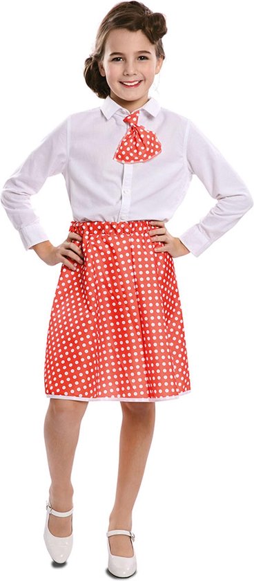 Walging tijdelijk Middelen EUROCARNAVALES - Rode pin-up rok met stropdas voor meisjes - 2 - 4 jaar  (92/104) | bol.com