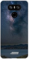 LG G6 Hoesje Transparant TPU Case - Landscape Milky Way #ffffff