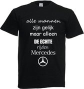 Mercedes t shirt zwart maat XXXL