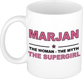 Marjan The woman, The myth the supergirl cadeau koffie mok / thee beker 300 ml