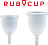 Ruby Cup compleet herbruikbare menstruatiecups - Small/Medium