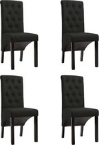 Eetkamerstoelen set 4 stuks (Incl LW anti kras viltjes) - Eetkamer stoelen - Extra stoelen voor huiskamer - Dineerstoelen – Tafelstoelen