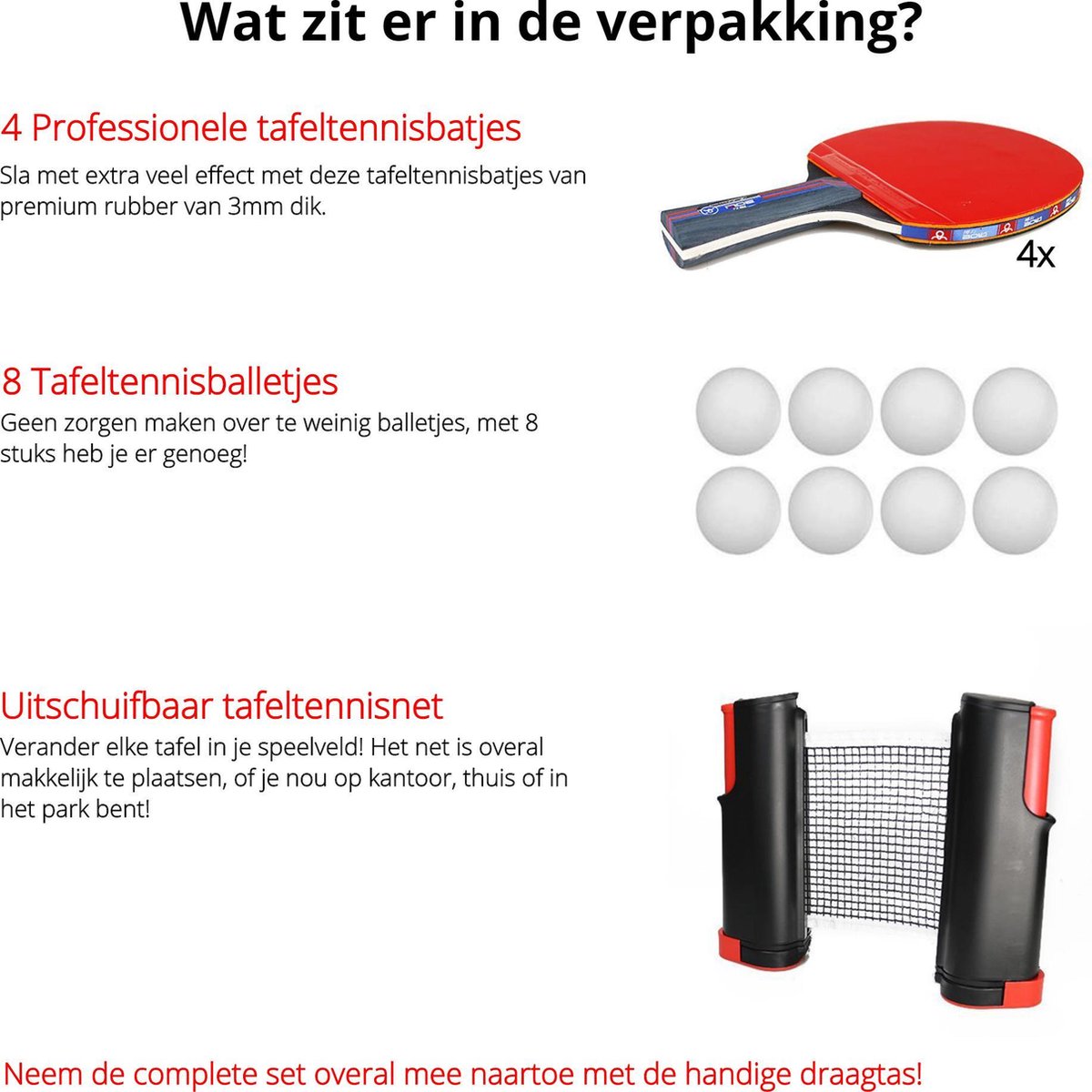 Joola Set Family - Tafeltennis Webshop