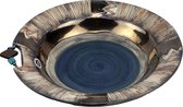Decoratieve schaal - Schaal - Letsopa Ceramics -  Model: Afrique Donker blauw | Handgemaakt in Zuid Afrika - Uniek - hoogwaardig keramiek - speciaal gemaakt voor Nwabisa African Art - Om kado