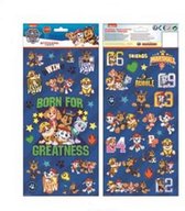 Paw Patrol - jongens - stickers- 2 vellen in totaal 50 stickers.