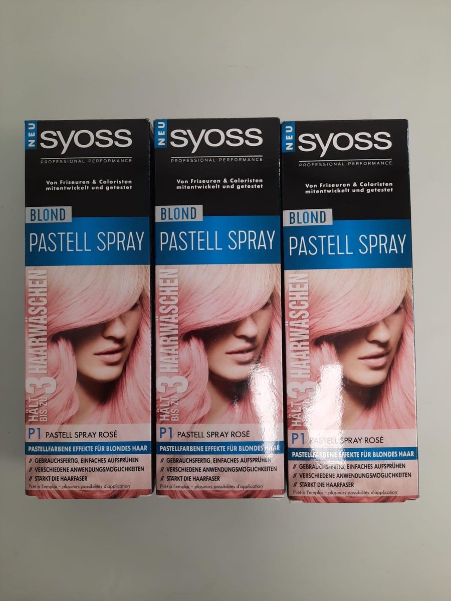 syoss pastell spray - 3 stuks | bol.com