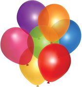Gekleurde ballonnen 50 stuks | Ballonnen verschillende kleuren voor lucht en helium