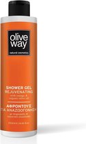 Oliveway - douchegel - verjongend en stimulerend - met biologische olijfolie (250 ml)