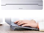 Support pour Macbook / ordinateur portable en aluminium haut de gamme Convient jusqu'à 16 pouces - Support d'ordinateur portable pliable - Pliable - Gris sidéral