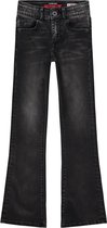 Vingino flared jeans Britte zwart vintage voor meisjes - maat 116