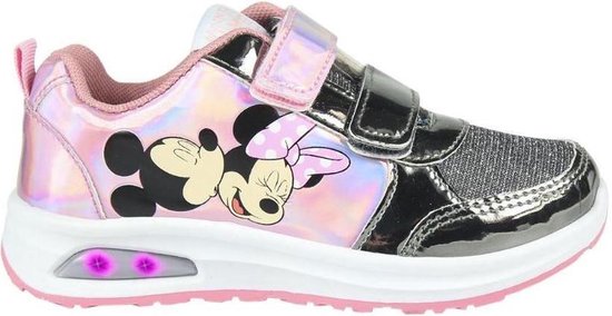 Gewond raken burgemeester prototype Disney Minnie Mouse schoenen maat 23 roze + lichtjes sneaker kinderen bij  jurk | bol.com