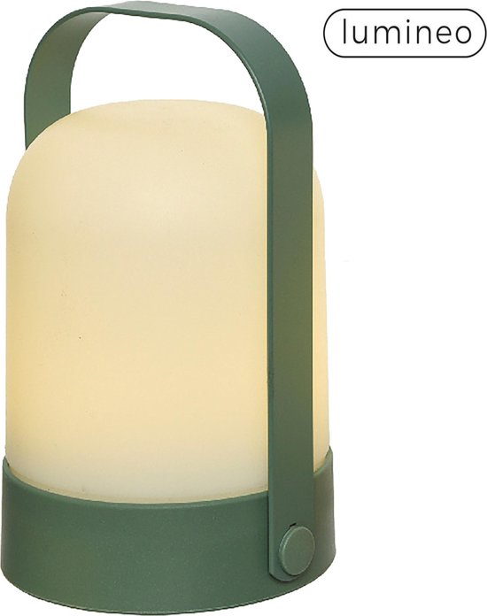 lumineo Groene LED Tafellamp | voor Binnen en Buiten | incl. 2 AA-  batterijen |... | bol.com